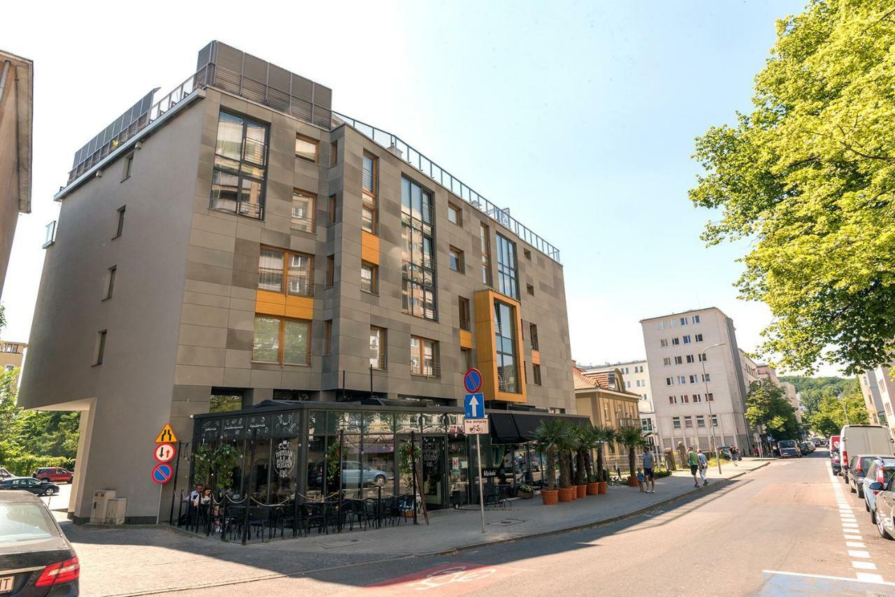 Blue Apartment In Vibrant Heart Of Gdynia Esterno foto